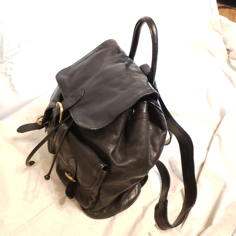 Boulder Ridge Smooth Leather Backpack - image 8